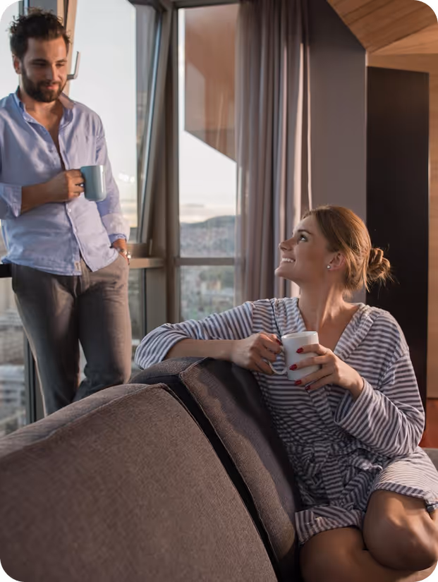 Premium Stayvera apartment balcony and view